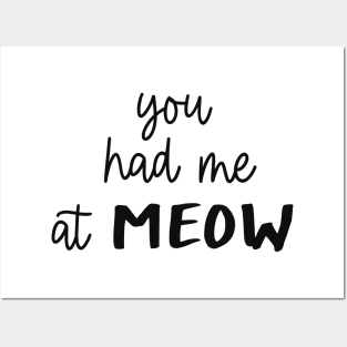 You Had Me At Meow Posters and Art